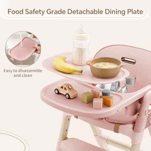 High Chair for Babies and Toddlers, Convertible Baby High Chair - Image 3