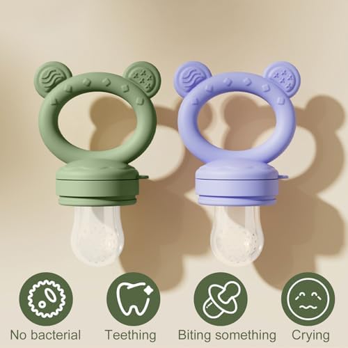 Baby Breastmilk Popsicle Molds & Baby Fruit Feeder, Infant Food Freezer Tray - Image 3