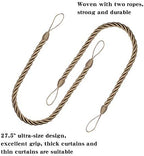 BEL AVENIR Curtain Tiebacks Ropes Tie-Backs, Handmade Holdbacks - Image 3