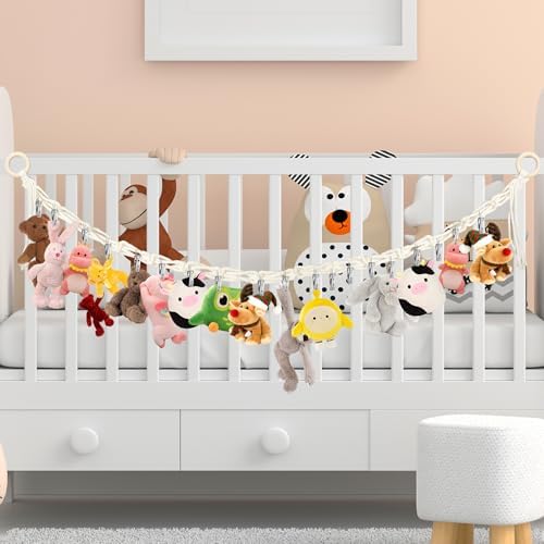 Stuffed Animal Storage Hammock Corner Hanging Stuffed Animal Holder - Image 3