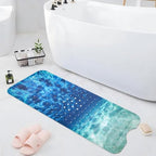 Seawater Bathtub Mat Non Slip, Ocean Waves Bath Tub Mat Baby Bath Mats - Image 7