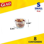 Glad GladWare Mini Round Food Storage Containers, 4 Oz - Image 2