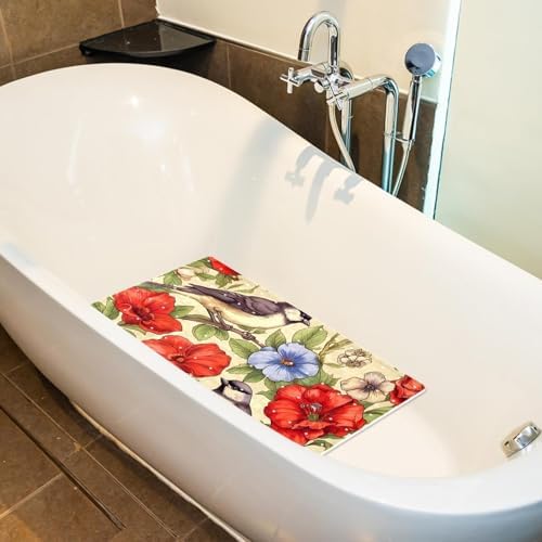 Shower Mat Bathtub Mat, 26.8x15.1 inch, Non-Slip Bath Mat - Image 4