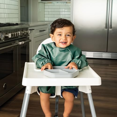 Tiny Twinkle Long Sleeve Bib for Babies & Toddlers | 2-Pack Waterproof Smock - Image 4