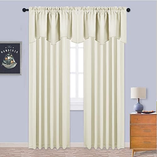 NICETOWN 4 Panels Blackout Curtain Valances - Image 5