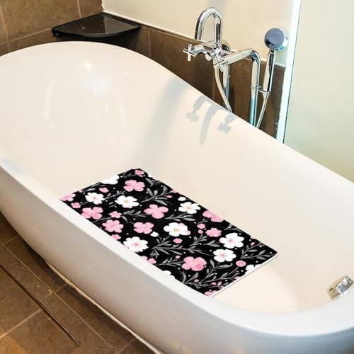 Non Slip Bathtub and Shower Mat 26.8x15.1 inch, Bath Mat - Image 5
