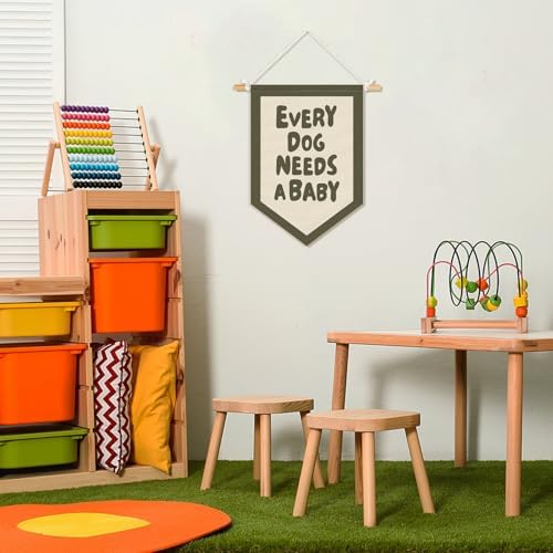 Baby Shower Decor, Every Dog Needs a Baby Wall Pennants Banners - Image 6