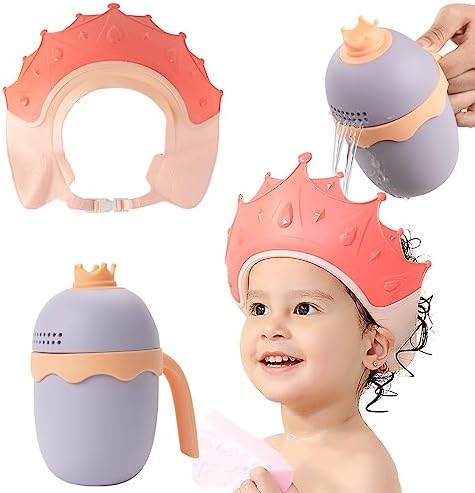 FUNUPUP Baby Shower Cap with Bath Rinse Cup by FUNUPUP