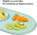 OXO Tot Textured Suction Plate & Spoons Set, Baby Led Weaning Supplies - Image 6