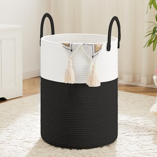 Artfeel Laundry Basket, Woven Cotton Rope Laundry Hamper, 100L by Artfeel