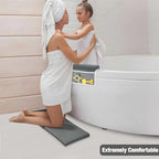 PandaEar Baby Bath Kneeler and Elbow Rest Pad Set, Dark Grey - Image 2