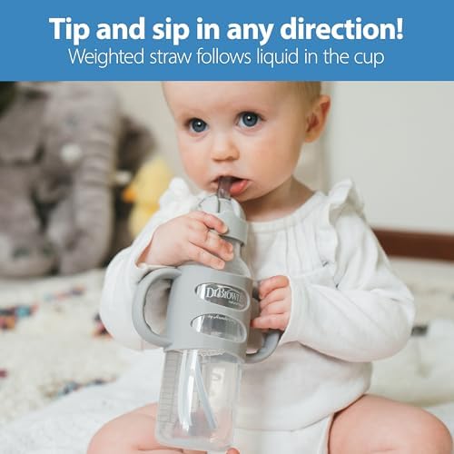 Dr. Brown's Narrow Sippy Straw Bottle - Image 2