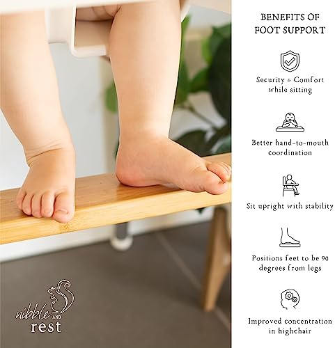 Nibble and Rest Woodsi Footsi Highchair Footrest - Image 6