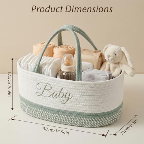 DUHEL Diaper Caddy Organizer - Image 2