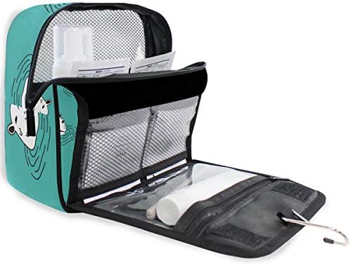 senya Hanging Travel Toiletry Bag Kit Makeup Case Cosmetics Organizer - Image 3