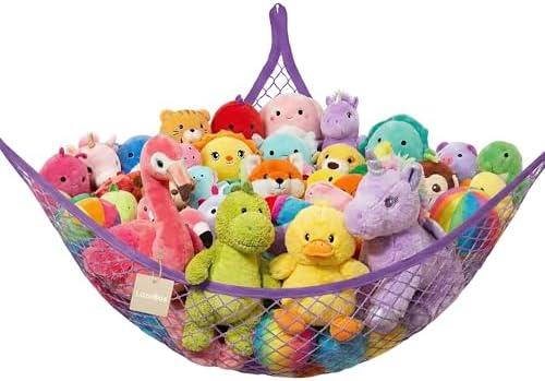 Lazebox Stuffed Animal Net Hammock by Lazebox