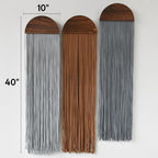 3Pcs Macrame Wall Hanging Handmade Boho Decor Yarn Craftsmanship 10"W*40"L - Image 5
