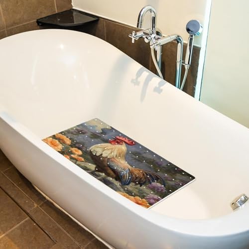 Non Slip Shower Mat Bathtub Mat 15.1x26.8 Inch, Quick Dry Bath Mat - Image 5