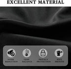 DONREN 18 Inches Long Blackout Curtain Valances - Image 3