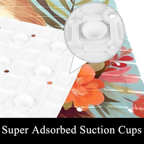 Non Slip Bathtub and Shower Mat 26.8x15.1 inch, Bath Mat - Image 3
