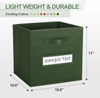 11x11 storage cube bins Foldable Fabric storage cubes - Image 2