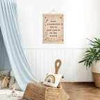 DNEULYR Boho Floral Nursery Wall Art Poster 12x16 Inches - Image 3