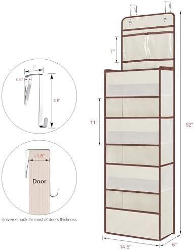 Univivi Over Door Hanging Organizers - Image 3