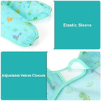 Accmor 3 Pack Long Sleeve Bibs, Baby Smock Waterproof Sleeved Bib Smock - Image 3