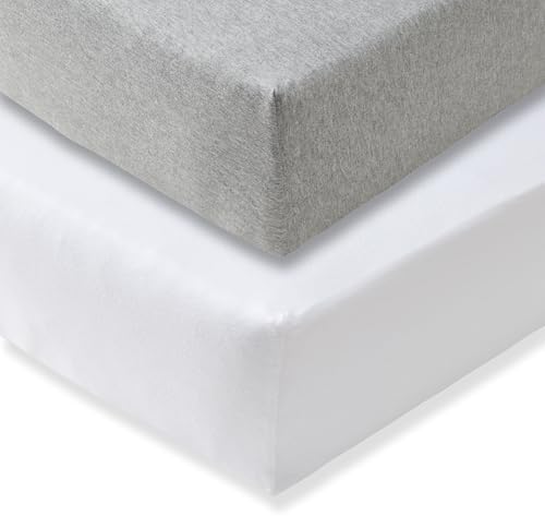 Burt's Bees Baby Organic Cotton Fitted Crib Sheet, Unisex Baby Beddings by BurtsBeesBaby