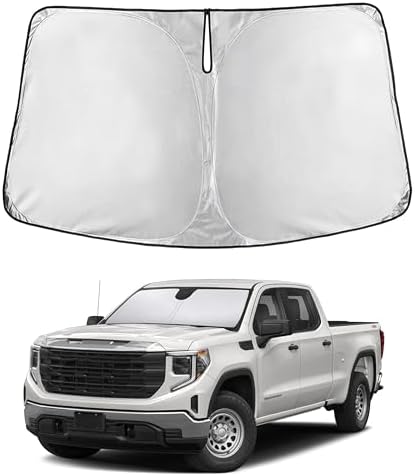 EcoNour Windshield Sunshade for Chevy Silverado/GMC Sierra 2019-2026 by EcoNour