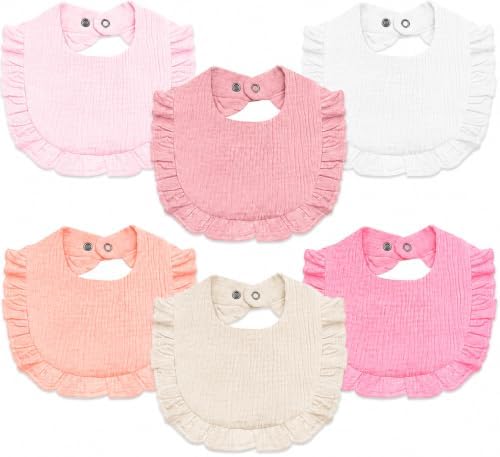 NISXABEBE Baby Muslin Bibs, Soft and Absorbent Cotton by NISXABEBE