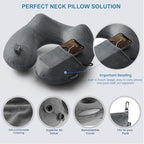 Keemall Inflatable Neck & Shoulder Travel Pillow - Image 5