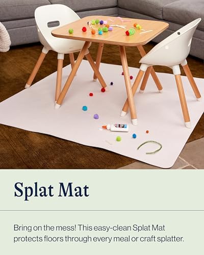 Lalo Splat Mat, Double-Sided Wipeable Baby High Chair Mat - Image 2