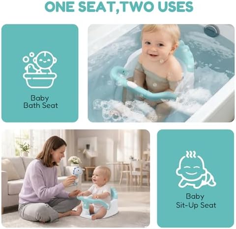 Baby Bath Seat for Babies 6 Months & Up Sitting Up - Image 5