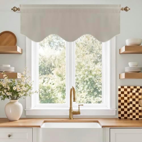 NICETOWN Natural Curtain Valances - Image 5