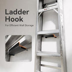 niffgaff Ladder Hooks for Garage Wall, 2 Pack Heavy Duty Wall Mount Storage - Image 2