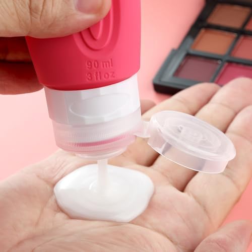 Mrsdry Travel Bottles for Toiletries, Tsa Approved 3oz Travel Size Containers - Image 5