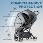 Mosquito Net for Stroller, Universal Bug Net for Stroller, Car Seats, Mini Cribs - Image 7