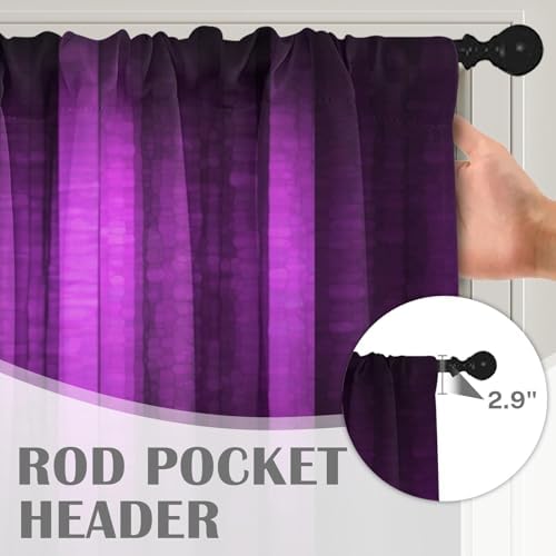 Emvency Valances for Windows, 2 Pack, 52x18 Inch - Image 5