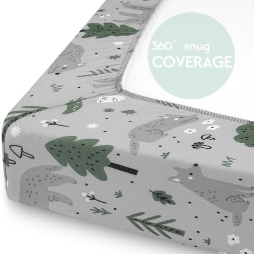 Yoofoss 2-Pack Baby Crib Sheets - Image 4