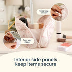 Tiny Twinkle Waterproof Travel Toiletry & Makeup Bag Organizer | Makeup Pouch - Image 6