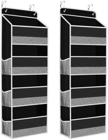 2 Pcs Over The Door Organizer Large Capacity Hanging Storage Room Organizer by SpaceHacks