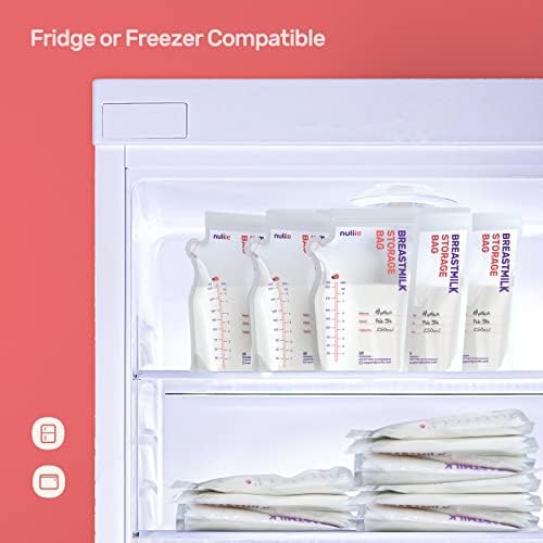 Nuliie 120 Pcs Breastmilk Storage Bags Freezer, 8 OZ Breast Milk Storing Bags - Image 5
