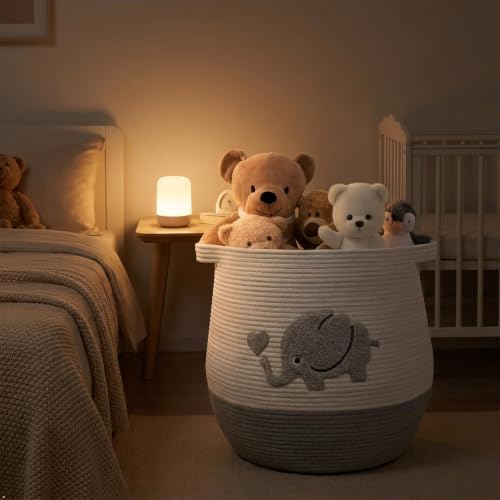 Large Baby Laundry Hamper, Toy and Blanket Storage Basket - Image 5