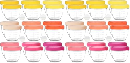 Youngever 18 Sets Baby Food Storage, 2 Ounce Baby Food Containers by Youngever