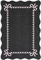GarveeHome Scalloped Bow Rug 3x5 Washable Rug - Image 5
