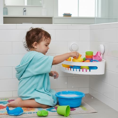 Bath Toy Storage Organizer, Kids Bathtub Toy Holder - Image 5