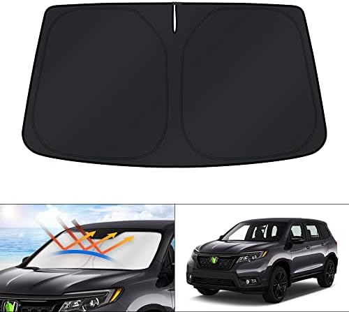 KUST Windshield Sun Shade for 2019-2024 2025 Honda Passport Sport Accessories by KUST