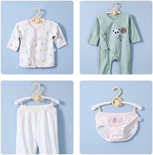 Baby Clothes Hangers 20 Pack, Plastic Kids Hangers Space Saving - Image 5