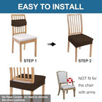 Smiry Waterproof Seat Covers for Dining Room Chairs - Image 5